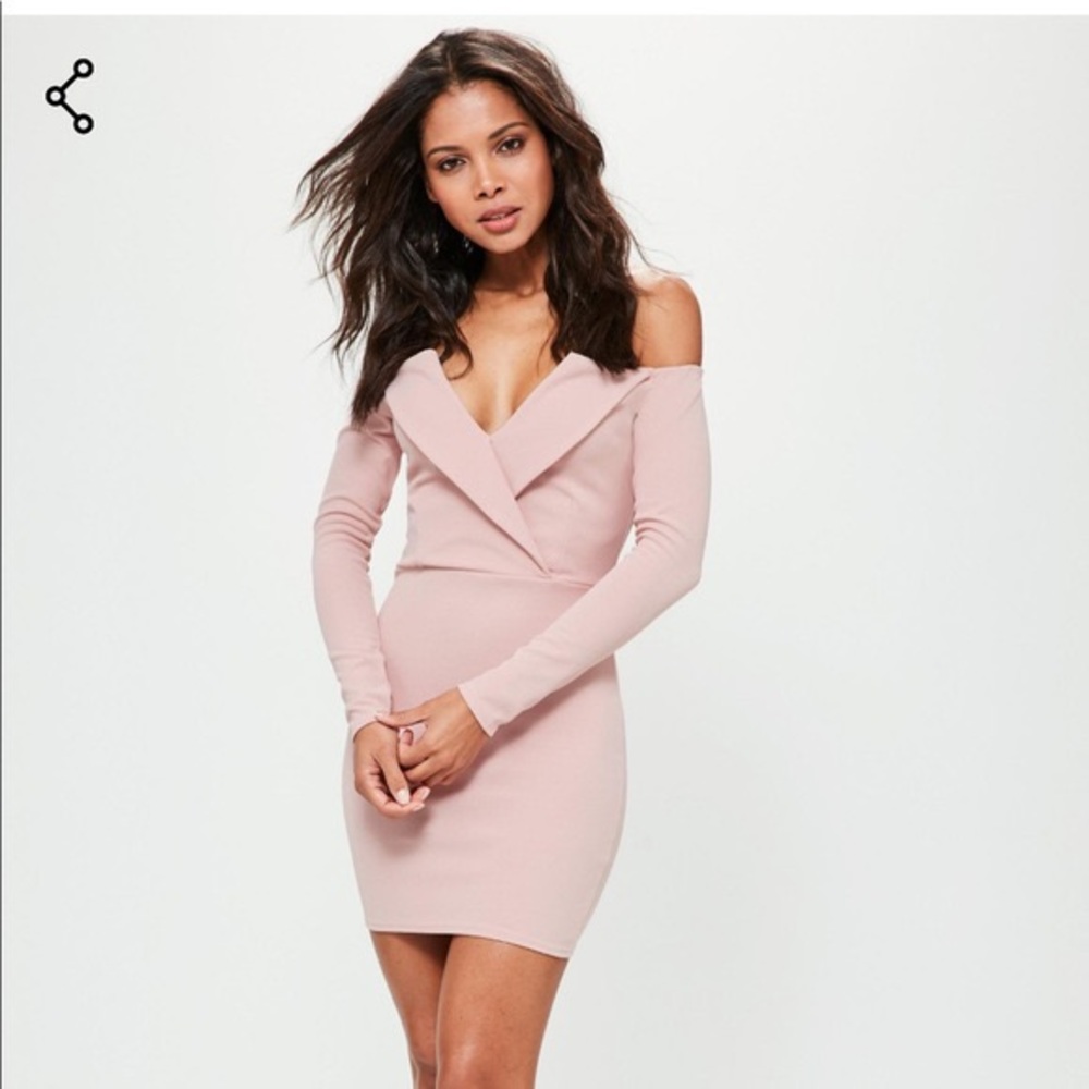 COPY - HP 💝 Missguided bardot foldover wrap dress